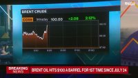 За пръв път от юли сортът Брент мина 100 долара за барел