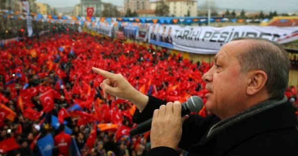 Ердоган изнесе пламенна реч пред повече от 30 хиляди души
