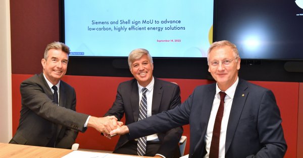 Съгласно меморандума за разбирателство Siemens и Shell ще създадат решения