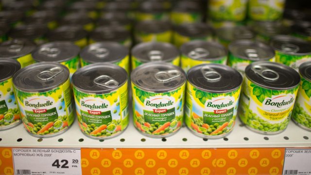 Френският производител на консервирани зеленчуци Bonduelle отрича съобщенията че доставя
