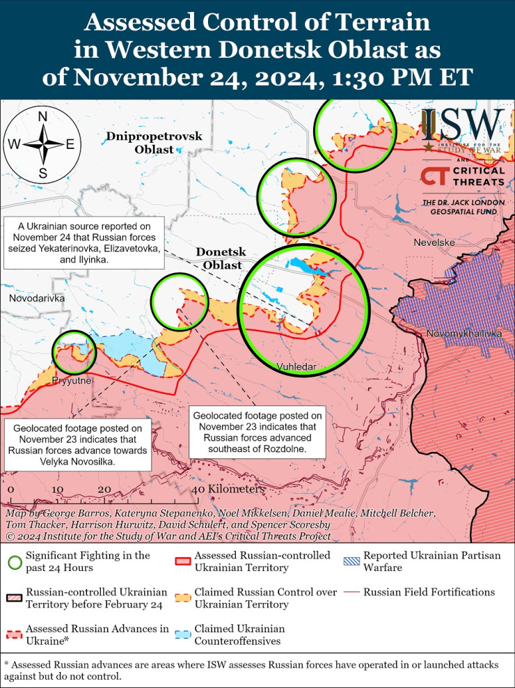 Източник: Институт за изучаване на войната (ISW)