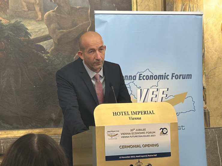 Официалното откриване на 20-то юбилейно издание на Виенския икономически форум - Калин Пешов, председател на УС на „Главболгарстрой“- Снимка: Vienna Economic Forum